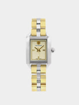 Tory Burch Dalloway Two Tone Steel Cream Dial Quartz Ladies Watch