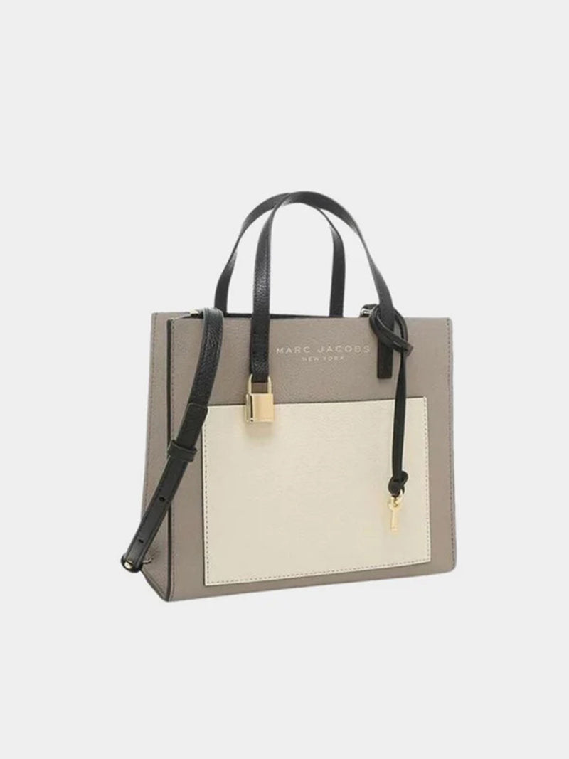 Marc Jacobs Mini Grind Satchel Tote Bag - Iced Coffee Multi