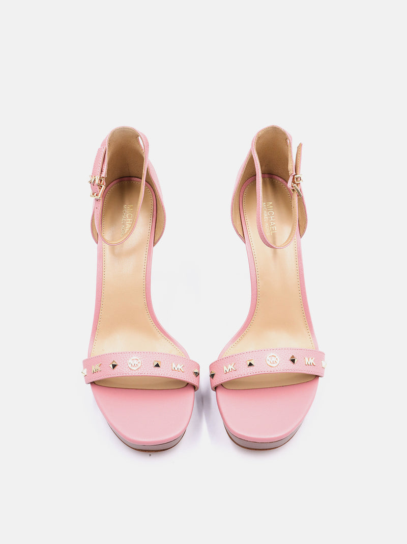 Michael Kors Faux Leather Heels - Pink