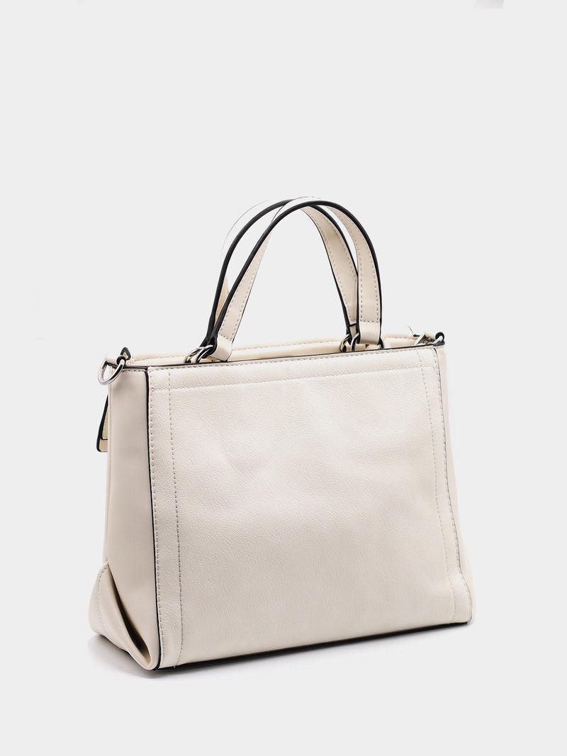 Calvin Klein Structured Tote Bag - Ivory