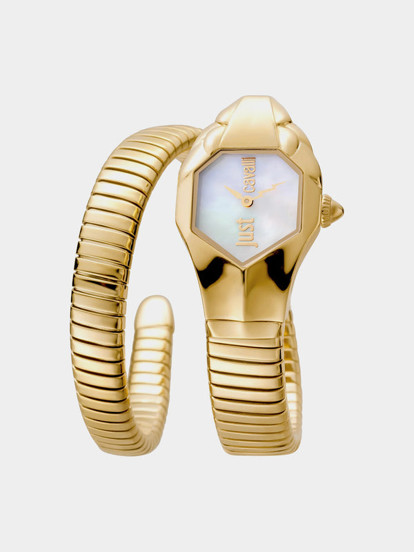 Just Cavalli Glam DNA Yellow Gold MOP