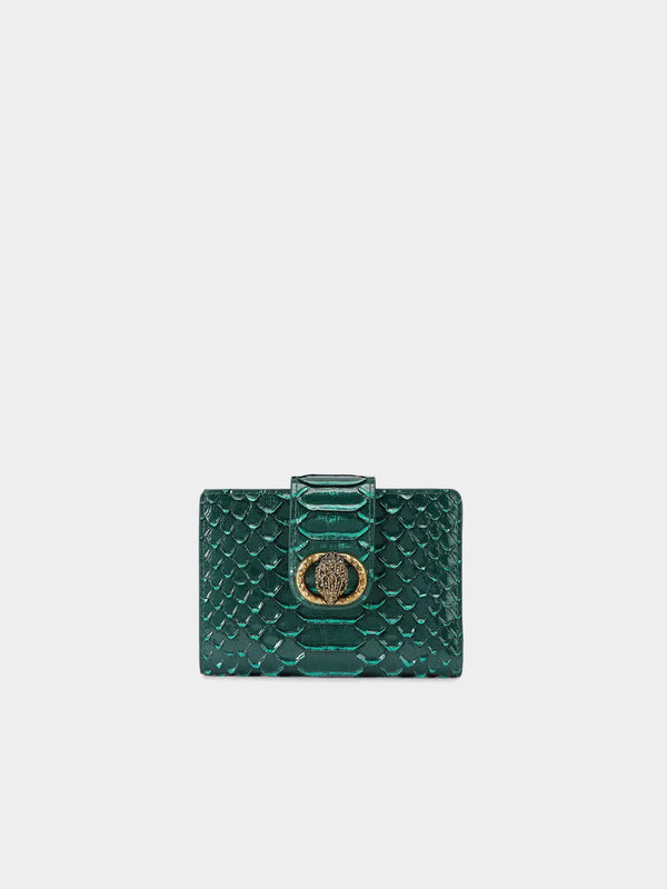 Kurt Geiger London Chelsea Fold Wallet - Green