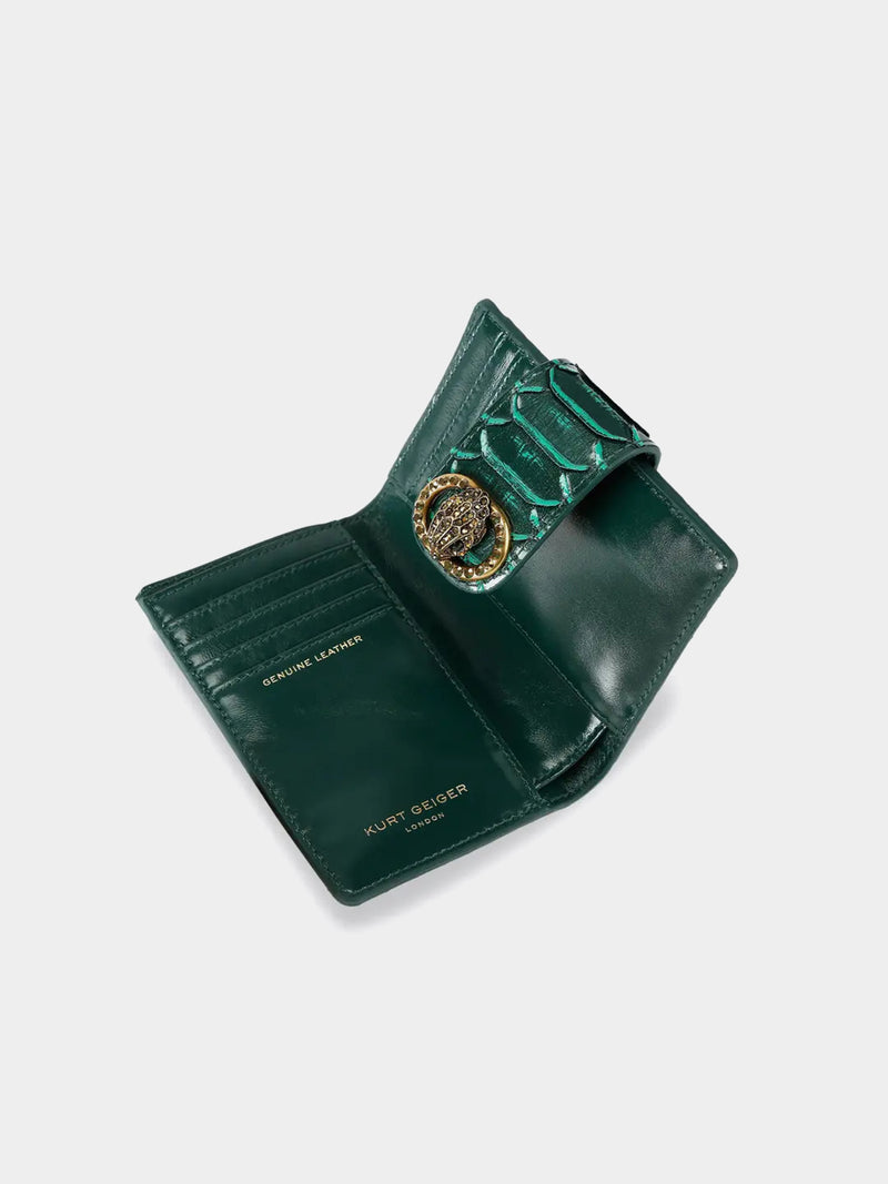 Kurt Geiger London Chelsea Fold Wallet - Green
