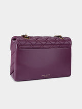 Kurt Geiger London Leather Kensington Bag - Wine
