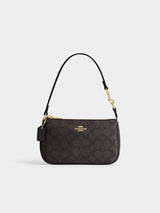 Coach Nolita 19 In Signature Canvas - IM / Walnut / Black
