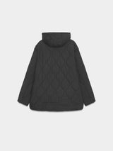 Zara Water-Repellent Hooded Quiled Jacket