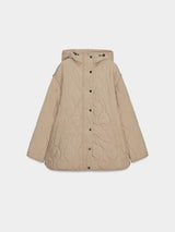 Zara Water-Repellent Hooded Quiled Jacket