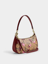 Coach Teri Shoulder Bag With Cherry Print - Brown