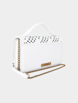 Kurt Geiger London Small Bond Top Handle Bag - White Combination