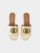 Kurt Geiger London Chelsea Flat Sandal - Gold