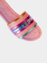 Kurt Geiger London Southbank Flat Sandal - Pink