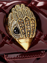 Kurt Geiger London Medium Kensington Eagle Bag - Wine