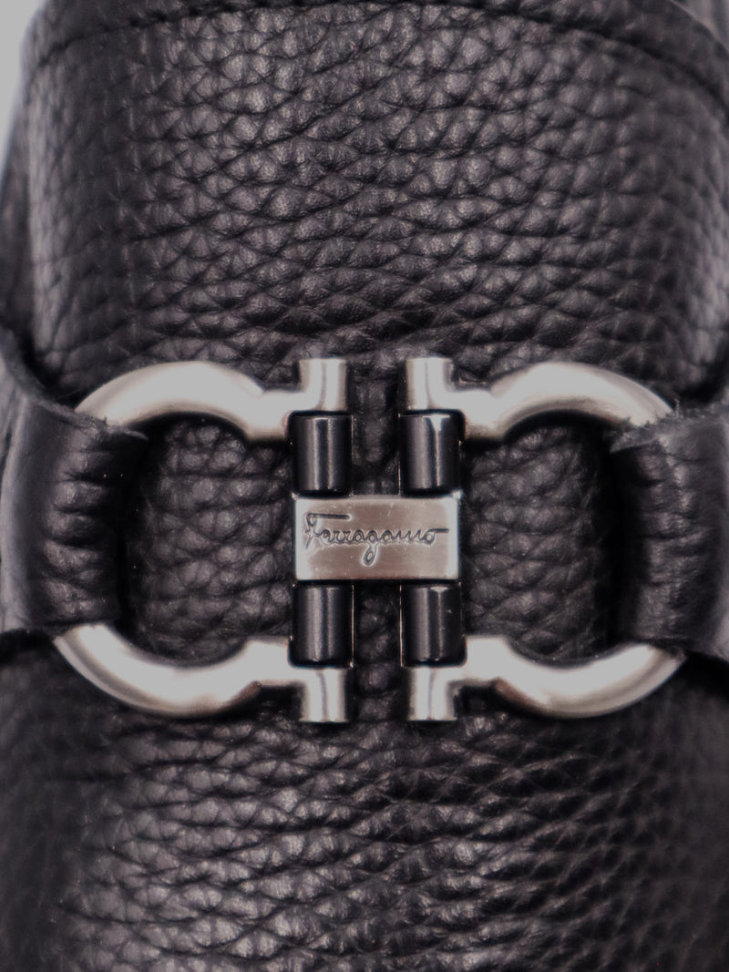 Salvatore Ferragamo Loafers Nero Calf - Black