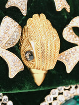 Kurt Geiger London Mini Velvet Kensington Bag - Dark Green