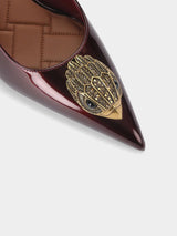 Kurt Geiger London Large Eagle Sling Back Heel - Wine