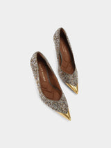 Kurt Geiger London Regent Point Court Heel - Beige Combination