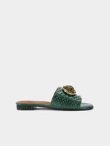 Kurt Geiger London Chelsea Flat Sandal - Green