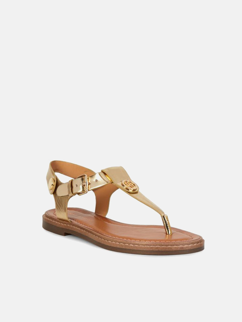Tommy Hilfiger Women's Bennia Thong Sandals - Gold