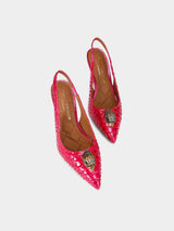 Kurt Geiger London Belgravia High Sling Back Heel - Fushia