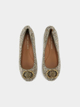 Kurt Geiger London Chelsea Ballet Flat - Beige Combination