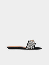 Kurt Geiger London Kensington Flat Sandal - Black Other