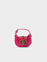 Kurt Geiger London Micro Chelsea Hobo Bag - Fushia