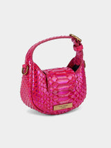 Kurt Geiger London Micro Chelsea Hobo Bag - Fushia