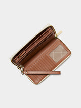 Michael Kors Jet Set Travel Large Logo Continental Wristlet - Vanilla