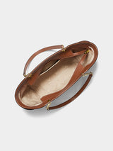 Michael Kors Jet Set Large Saffiano Leather Shoulder Bag - Luggage