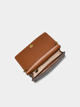 Michael Kors Jet Set Medium Signature Logo Crossbody Bag - Brown