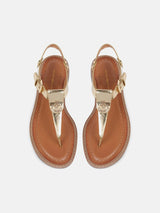Tommy Hilfiger Women's Bennia Thong Sandals - Gold