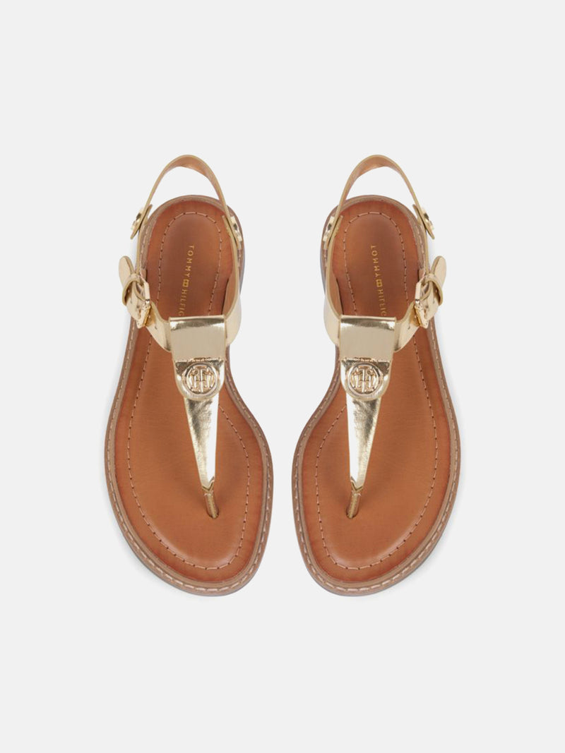 Tommy Hilfiger Women's Bennia Thong Sandals - Gold