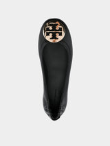 Tory Burch Minnie Travel Ballerina Shoes - Perfect Black