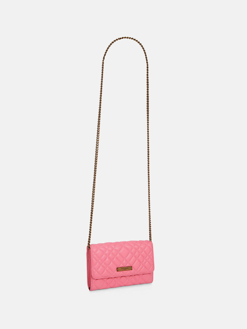 Kurt Geiger KGL Brixton Chain Wallet - Pink