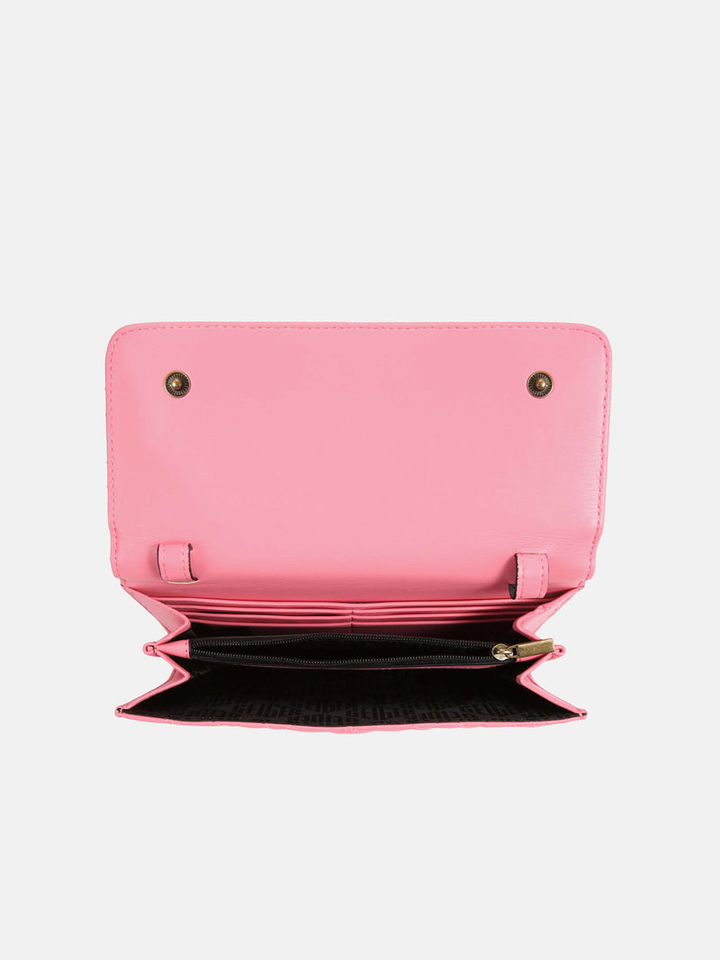 Kurt Geiger KGL Brixton Chain Wallet - Pink