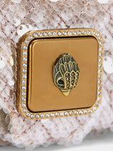 Kurt Geiger London Long Nano Pimlico Bag - Beige Combination