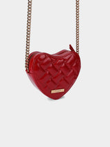 Kurt Geiger London Kensington Heart Bag - Red