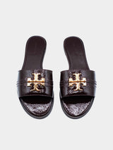 Tory Burch Everly Slide Softly Naplak Cow Patent - Agnello