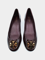 Tory Burch Multi Logo Block Heel Softy Naplak Cow 1.0-1.2 - Patent - Agnello