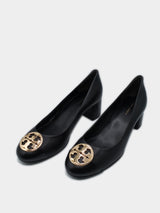 Tory Burch Chelsea 50MM Cap - Toe Pump Nappa Leather - Perfect Black