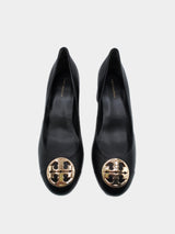 Tory Burch Chelsea 50MM Cap - Toe Pump Nappa Leather - Perfect Black