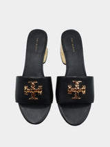 Tory Burch Everly Block Heel Saturn Calf 1.1-1.3MM - Perfect Black