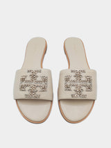 Tory Burch Everly Embellished Slide - Dulce De Leche