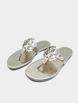 Tory Burch Miller Metallic Wrinkled Leather - Spark Gold