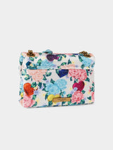 Kurt Geiger London Mini Kensington Flower Bag - Bone Combination