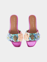 Kurt Geiger London Kensington Flat Sandal - Bone Combination