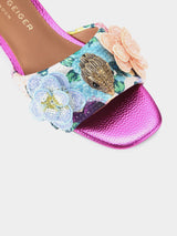 Kurt Geiger London Kensington Flat Sandal - Bone Combination