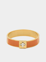 Kate Spade Phoebe Enamel Turnlock Bangle - Cayenne Pepper