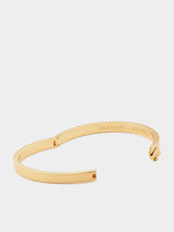 Kate Spade Everyday Spade Thin Metal Bangle - Gold