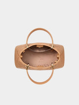 Kate Spade Carey Smooth Quilted Leather Small Sullivan Satchel - Tiramisu Mousse